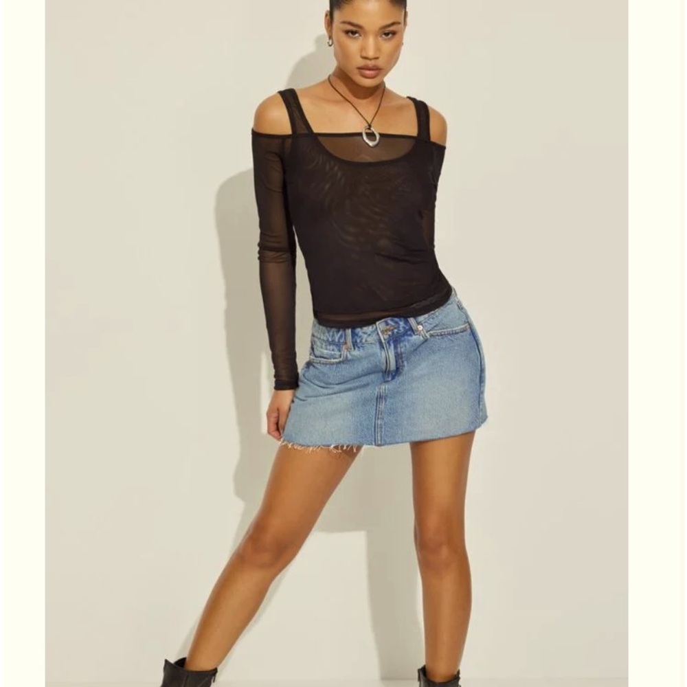 Mesh double layer top